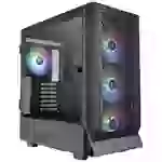 Thermaltake CA-1X5-00M1WN-00 Midi-Tower Gaming-Gehäuse Schwarz 4 Vorinstallierte LED Lüfter, Seitenfenster Thermaltake CA-1X5-00M1WN-00 Midi-Tower Gaming-Gehäuse Schwarz 4 Vorinstallierte LED Lüfter, Seitenfenster