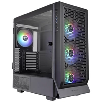 Thermaltake CA-1X5-00M1WN-00 Midi-Tower Gaming-Gehäuse Schwarz 4 Vorinstallierte LED Lüfter, Seitenfenster Thermaltake CA-1X5-00M1WN-00 Midi-Tower Gaming-Gehäuse Schwarz 4 Vorinstallierte LED Lüfter, Seitenfenster