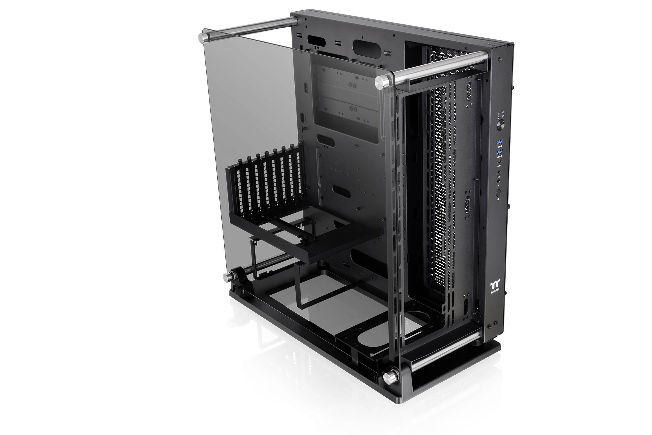 Thermaltake CA-1G4-00M1WN-09 Midi-Tower Gaming-Gehäuse Schwarz Seitenfenster