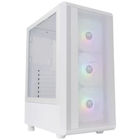 Thermaltake CA-1X2-00M6WN-00 Midi-Tower Gaming-Gehäuse Weiß 3 Vorinstallierte LED Lüfter, Seitenfenster Thermaltake CA-1X2-00M6WN-00 Midi-Tower Gaming-Gehäuse Weiß 3 Vorinstallierte LED Lüfter, Seitenfenster