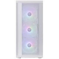 Thermaltake CA-1X2-00M6WN-00 Midi-Tower Gaming-Gehäuse Weiß 3 Vorinstallierte LED Lüfter, Seitenfenster Thermaltake CA-1X2-00M6WN-00 Midi-Tower Gaming-Gehäuse Weiß 3 Vorinstallierte LED Lüfter, Seitenfenster