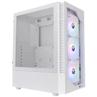 Thermaltake CA-1X3-00M6WN-00 Midi-Tower Gaming-Gehäuse Weiß 3 Vorinstallierte LED Lüfter, Seitenfenster Thermaltake CA-1X3-00M6WN-00 Midi-Tower Gaming-Gehäuse Weiß 3 Vorinstallierte LED Lüfter, Seitenfenster
