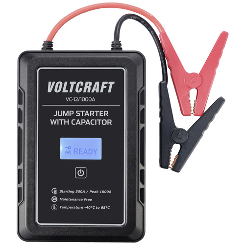 VOLTCRAFT Schnellstartsystem VC-12/1000A VC-13998130 Starthilfestrom (12 V)=500 A Kondensator-Techn
