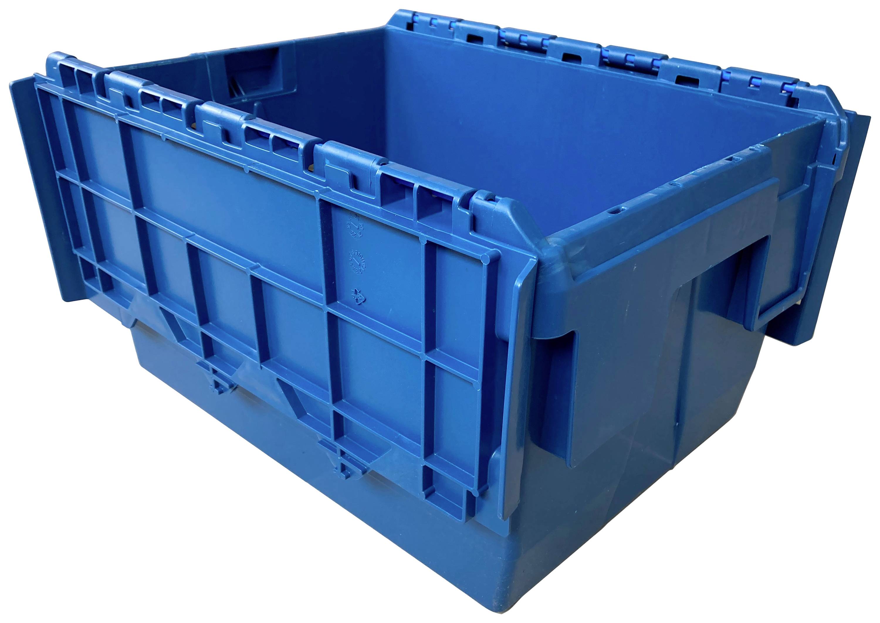 VISO DSW4321 Klappdeckelbox (B x H x T) 400 x 200 x 300mm Blau 1St.