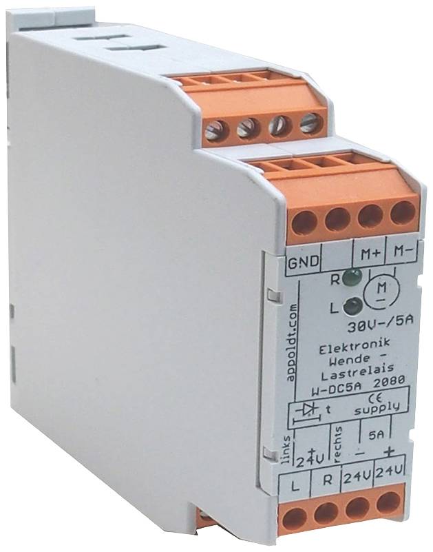 Appoldt W-DC5A Wendeschütz Gleichstromschaltung 5A mit LED 1St.