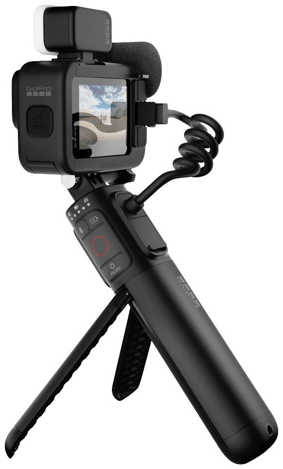 GoPro HERO11 Black Creator Edition Action Cam 5.3K, 4K, 2.7K, inkl. Stativ, Touch-Screen, WLAN, Zeitraffer, Bildstabilisierung