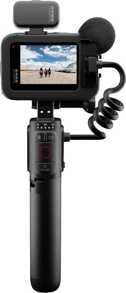 GoPro HERO11 Black Creator Edition Action Cam 5.3K, 4K, 2.7K, inkl. Stativ, Touch-Screen, WLAN, Zeitraffer, Bildstabilisierung