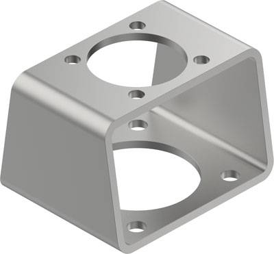 Metallwinkelverbinder mit mehreren Bohrungen, geeignet für Konstruktions- und Montageprojekte zur Befestigung von Strukturen.