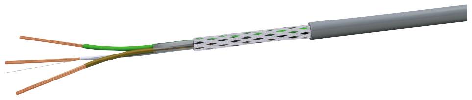VOKA Kabelwerk LiYCY Steuerleitung Silber-Grau (RAL 7001) LIYCY5X15 100m