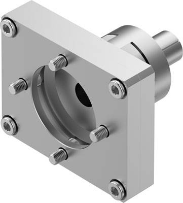 Metallmechanismus mit Bolzen und Schrauben, möglicherweise Teil einer Befestigungs- oder Verbindungsvorrichtung.