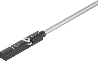 Stabversteller von Festo mit langem Metallstift und Befestigungsschraube.