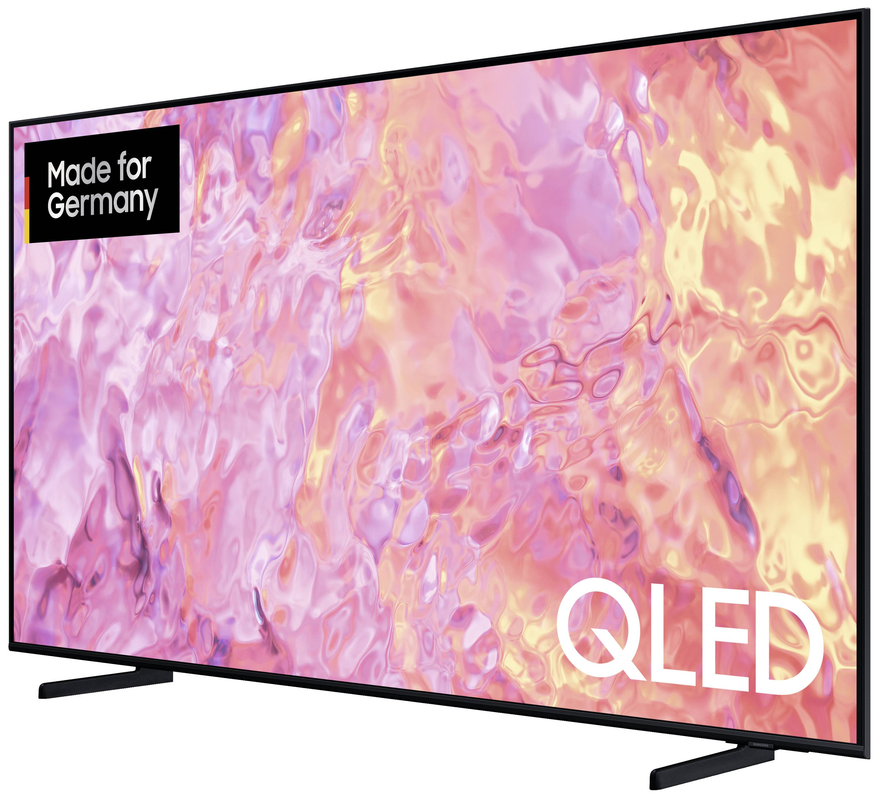 Samsung 2023 Q60C QLED QLED-TV 125cm 50 Zoll EEK E (A - G) WLAN, UHD, Smart TV, QLED, CI+, DVB-C, DVB-S2, DVB-T2 HD Schwarz