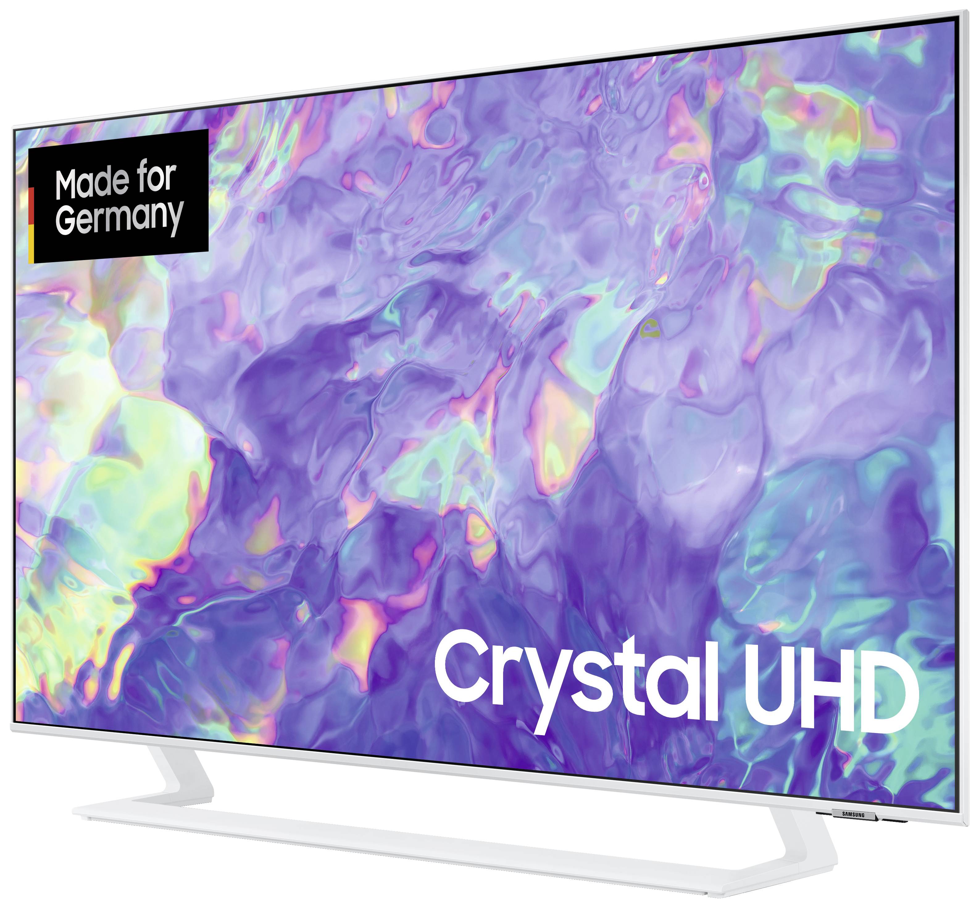 Samsung GU43CU8589UXZG LED-TV 108 cm 43 Zoll EEK G (A - G) CI+, DVB-C, DVB-S2, DVB-T2 HD, UHD, WLAN, Smart TV Weiß