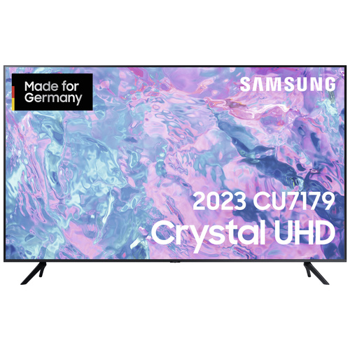Samsung Crystal UHD 2023 CU7179 LED-TV 138 cm 55 Zoll EEK G (A - G) CI+, DVB-C, DVB-S2, DVB-T2 HD, Smart TV, UHD, WLAN Schwarz
