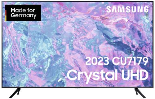 Samsung Crystal UHD 4K CU7179 LED-TV 108cm 43 Zoll EEK G (A - G) CI+, DVB-C, DVB-S2, DVB-T2 HD, Smar
