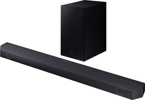 Samsung Q-Soundbar HW-Q610GC Surround System Schwarz Bluetooth®, Dolby Atmos®, inkl. kabellosem Su