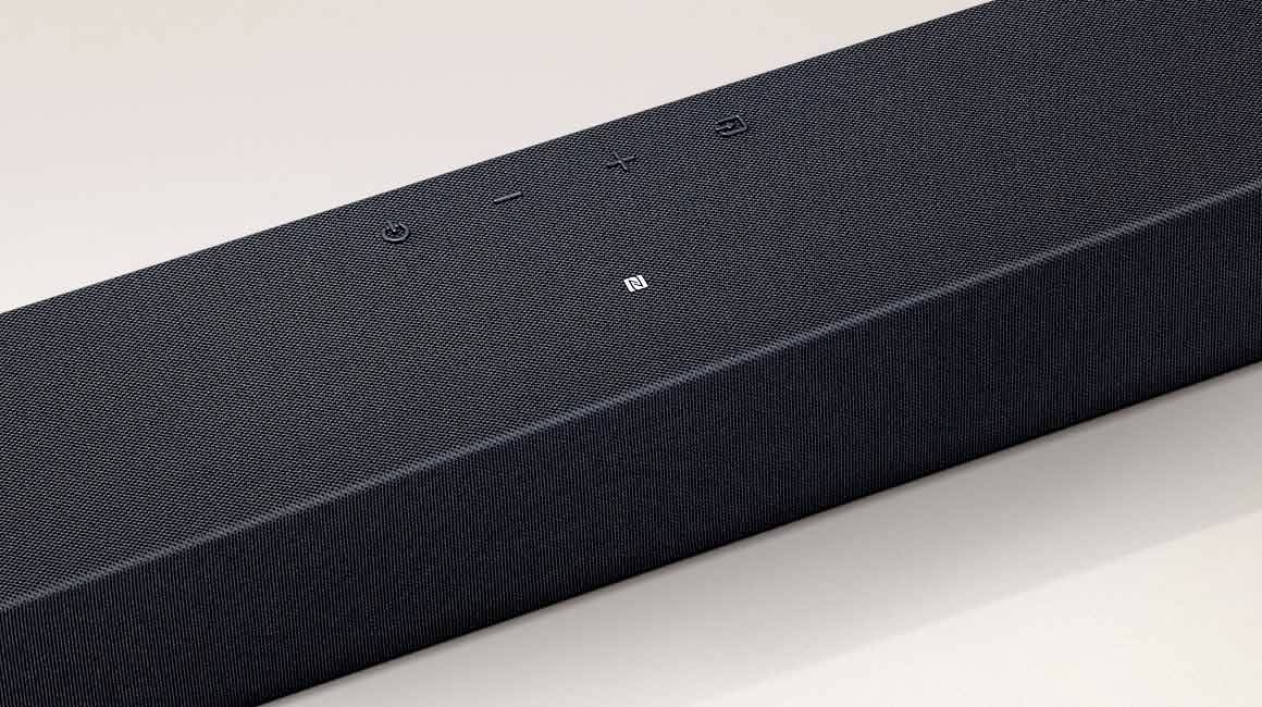 Samsung HW-C440G/ZG Soundbar Schwarz Bluetooth®, inkl. kabellosem Subwoofer, USB, Wandbefestigung