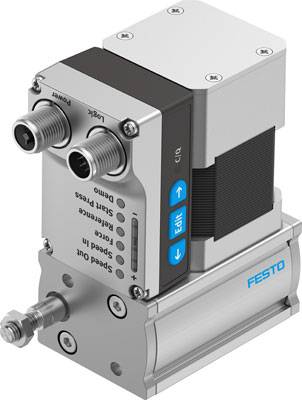 FESTO Elektrozylindereinheit EPCE-TB-45-10-FL-ST-M-H1-PLK-AA 8101539 Hublänge 10mm 24V 1St.