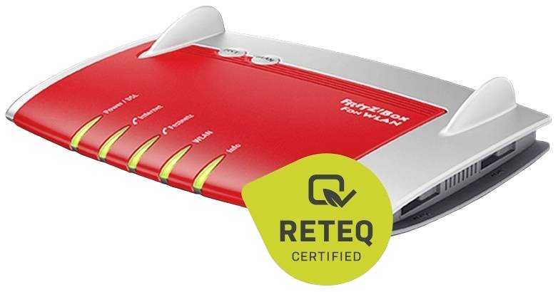 Fritz! FRITZ!Box 7490 WLAN Router mit Modem Refurbished (sehr gut) Integriertes Modem: ADSL, ADSL2+, VDSL 2.4 GHz, 5 GHz 1.75 GBit/s