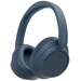 Sony WH-CH720N Over Ear Headset Bluetooth® Stereo Blau Mikrofon-Rauschunterdrückung, Noise Cancelli