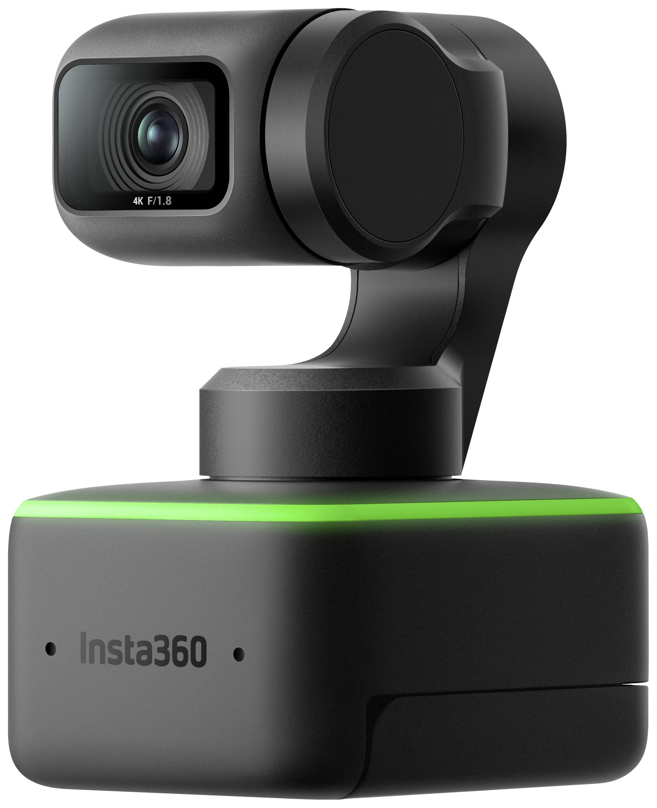 Insta360 Link 4k Webcam, 1080 MP, 3840 x 2160 Pixel, Full HD, 60 fps, 720p, 1080p, H.264, ISO, M-JPEG