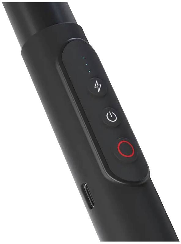 Insta360 CINSPHD/F Selfie Stick 1/4 Zoll Schwarz Für X3, integrierter Akku, 3D-Neiger, Bluetooth