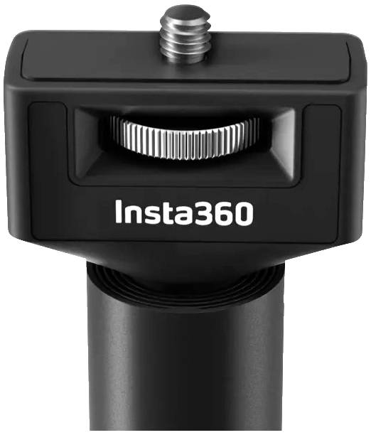 Insta360 CINSPHD/F Selfie Stick 1/4 Zoll Schwarz Für X3, integrierter Akku, 3D-Neiger, Bluetooth