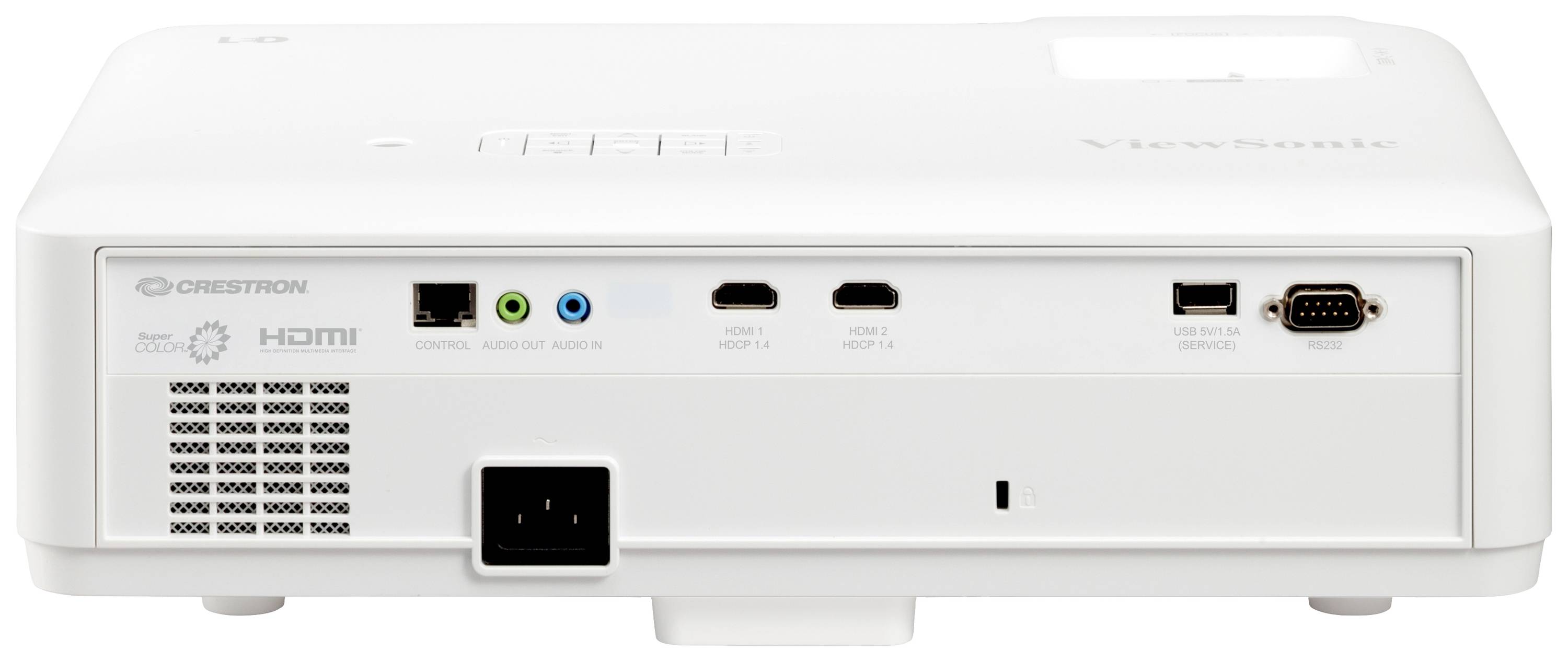 Viewsonic Beamer LS610WH LED 4000 ANSI-Lumen 1280 x 800 WXGA mit Fernbedienung, Zoom-Funktion, Inte