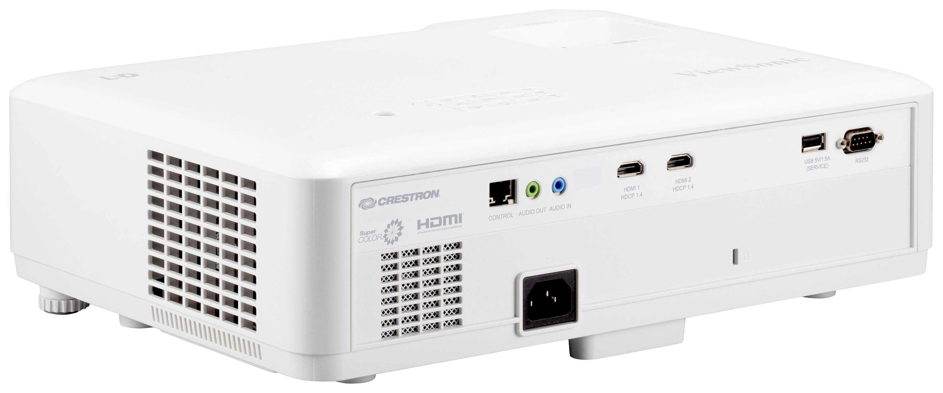 Viewsonic Beamer LS610WH LED 4000 ANSI-Lumen 1280 x 800 WXGA mit Fernbedienung, Zoom-Funktion, Inte