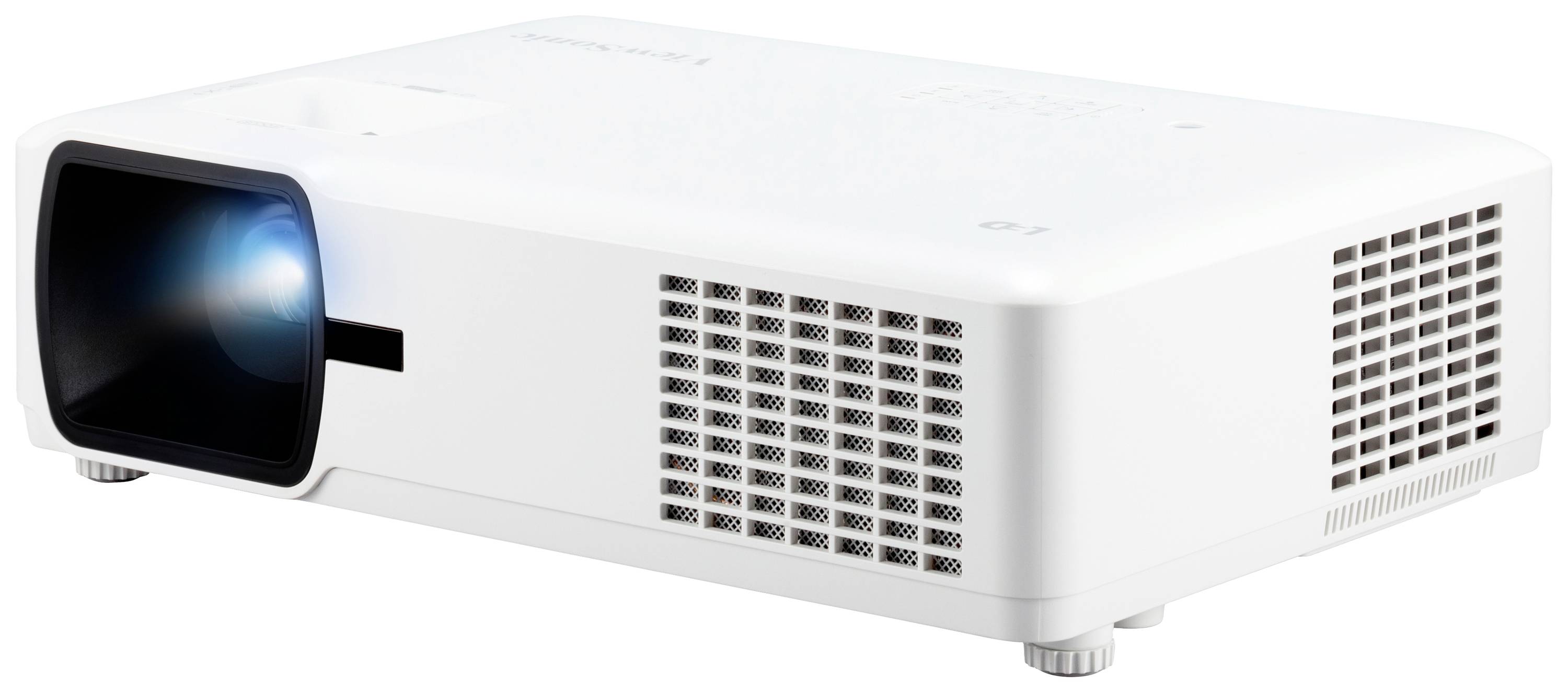 Viewsonic Beamer LS610WH LED 4000 ANSI-Lumen 1280 x 800 WXGA mit Fernbedienung, Zoom-Funktion, Inte