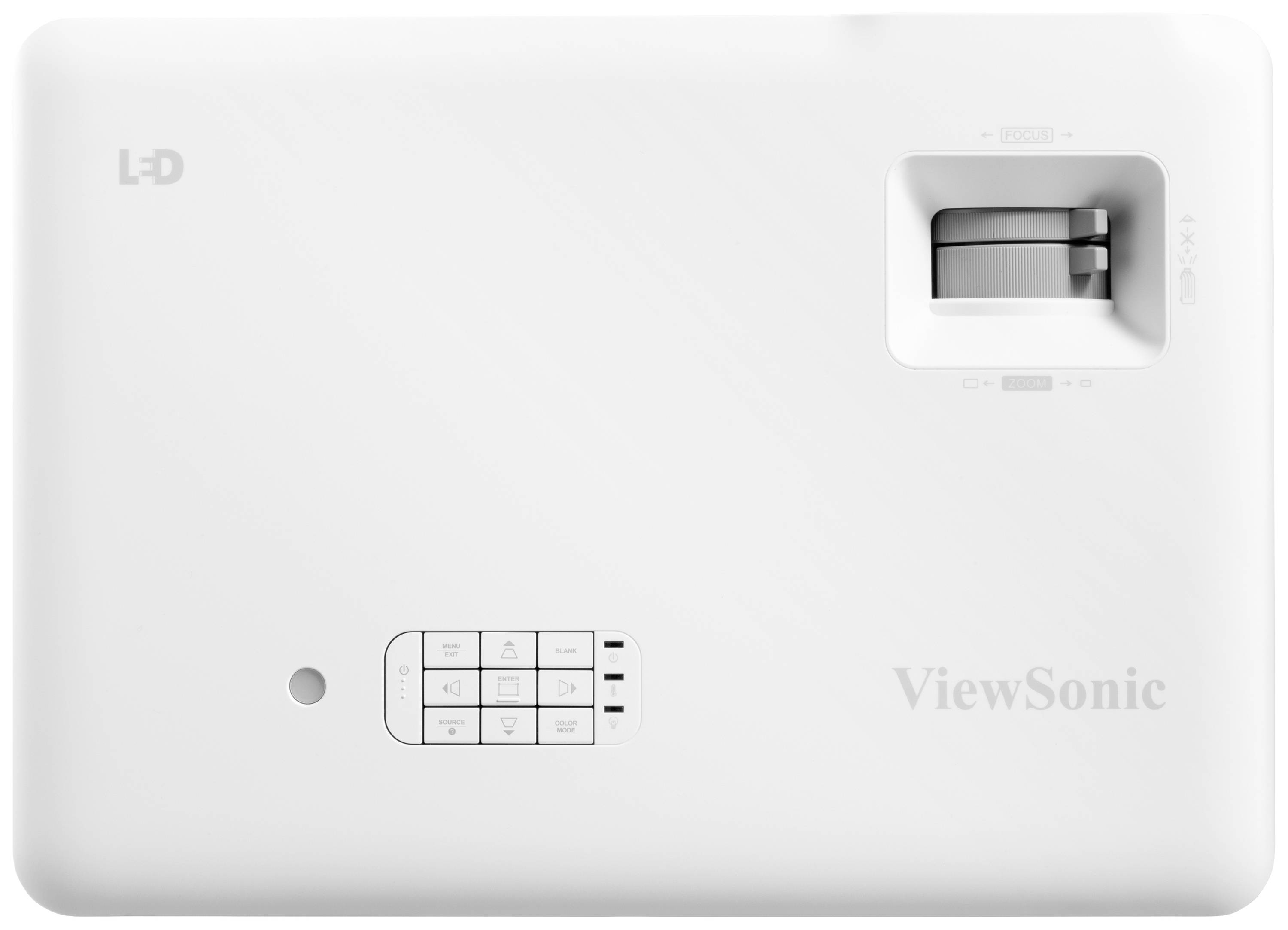 Viewsonic Beamer LS610WH LED 4000 ANSI-Lumen 1280 x 800 WXGA mit Fernbedienung, Zoom-Funktion, Inte