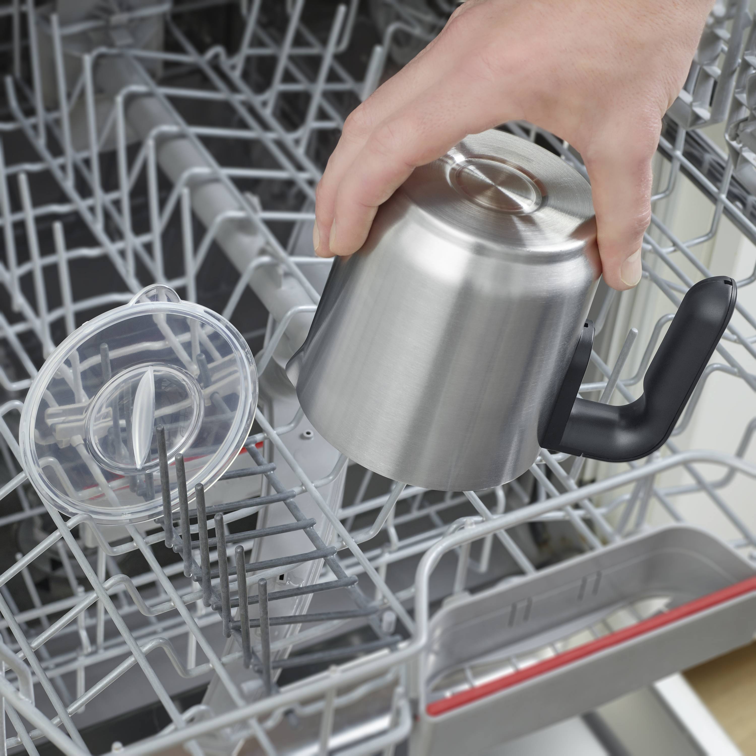 Severin SM 3588 SM 3588 Milchaufschäumer Edelstahl (gebürstet), Schwarz (matt) 550 W