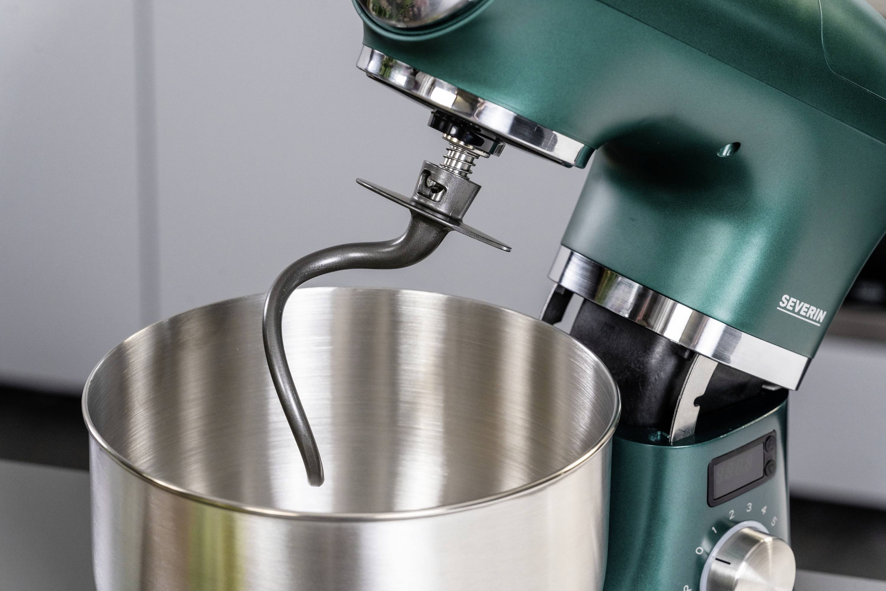 Severin KM 3896 Küchenmaschine 1000 W Edelstahl, Grün (matt), Schwarz