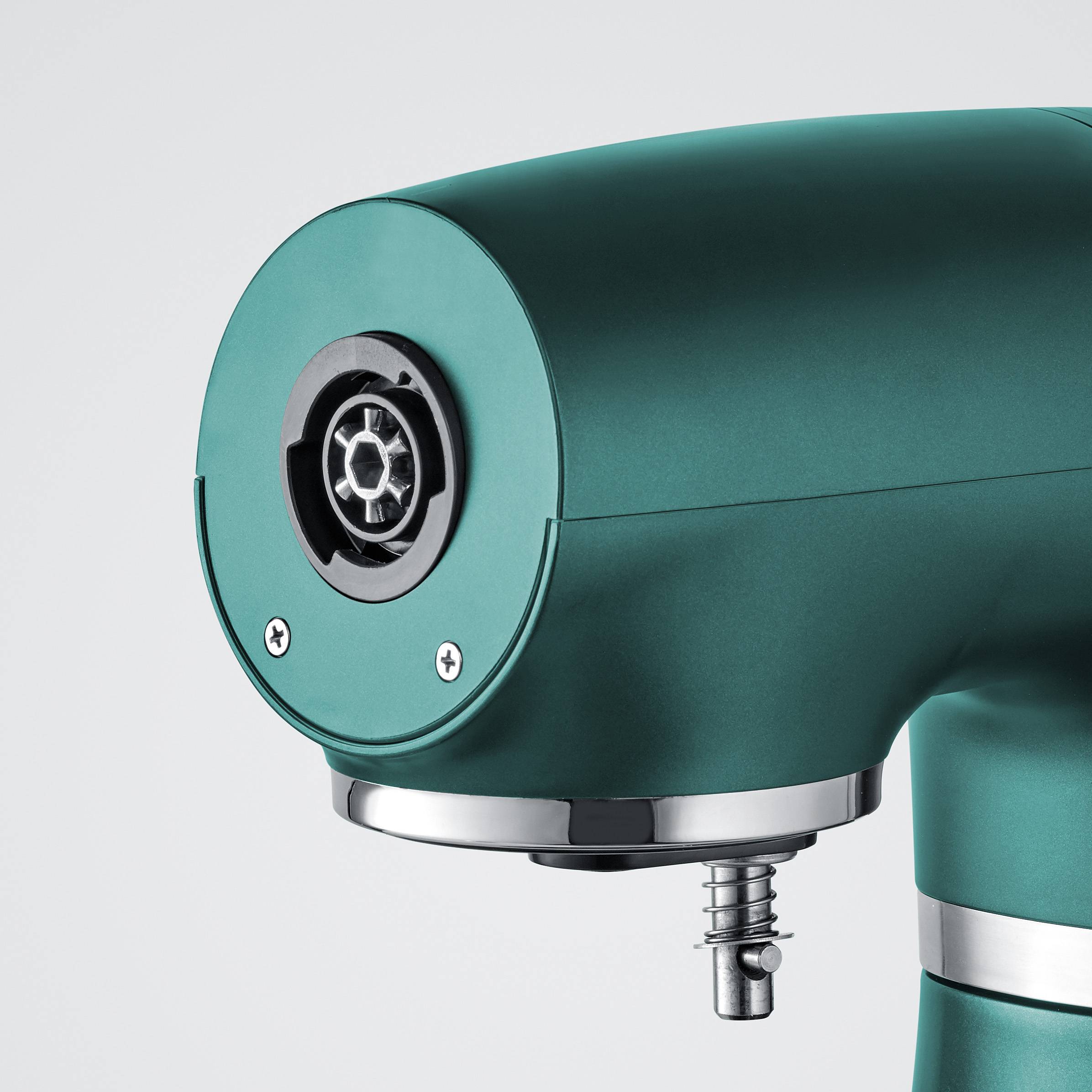 Severin KM 3896 Küchenmaschine 1000 W Edelstahl, Grün (matt), Schwarz