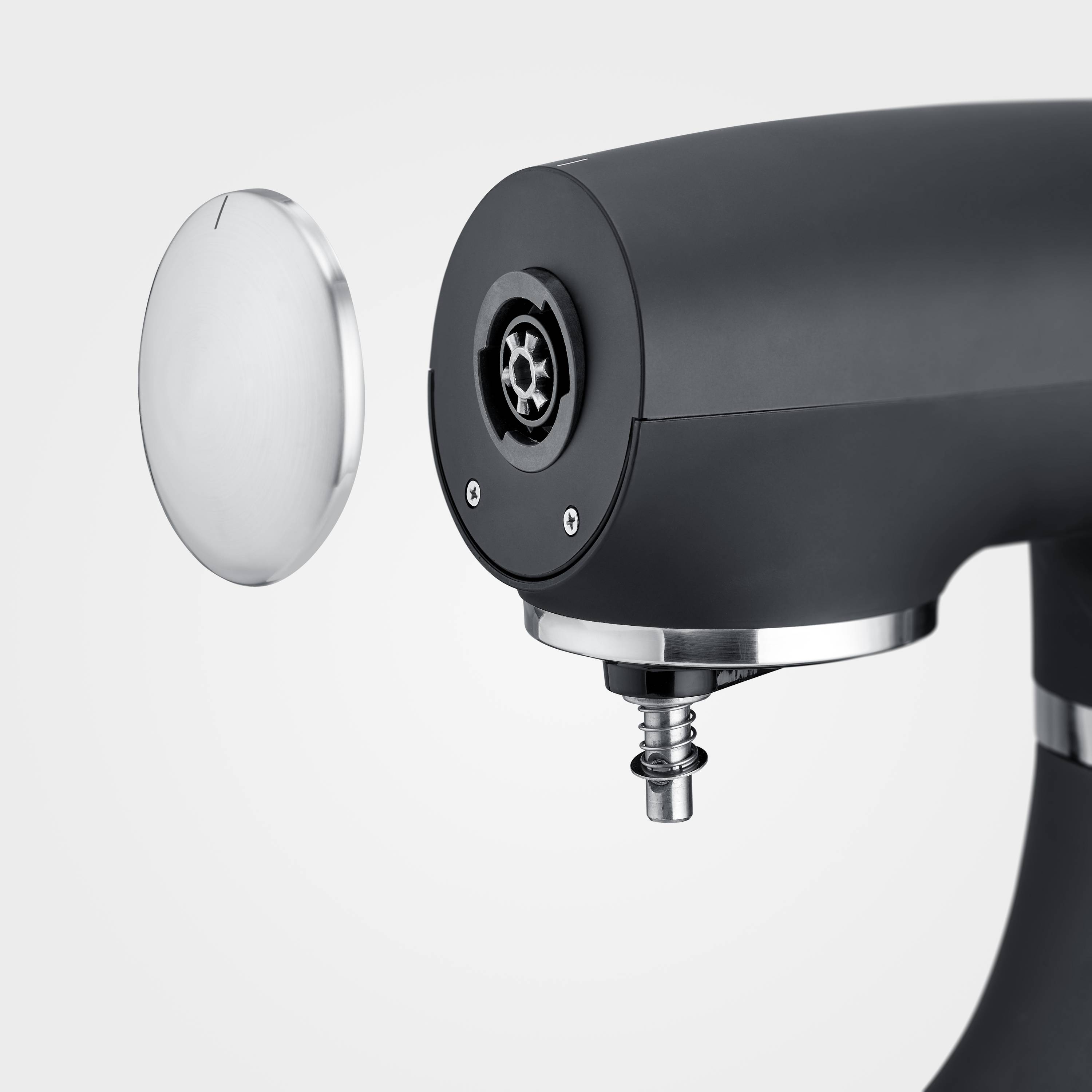 Severin KM 3897 Küchenmaschine 1000 W Edelstahl, Schwarz (matt)