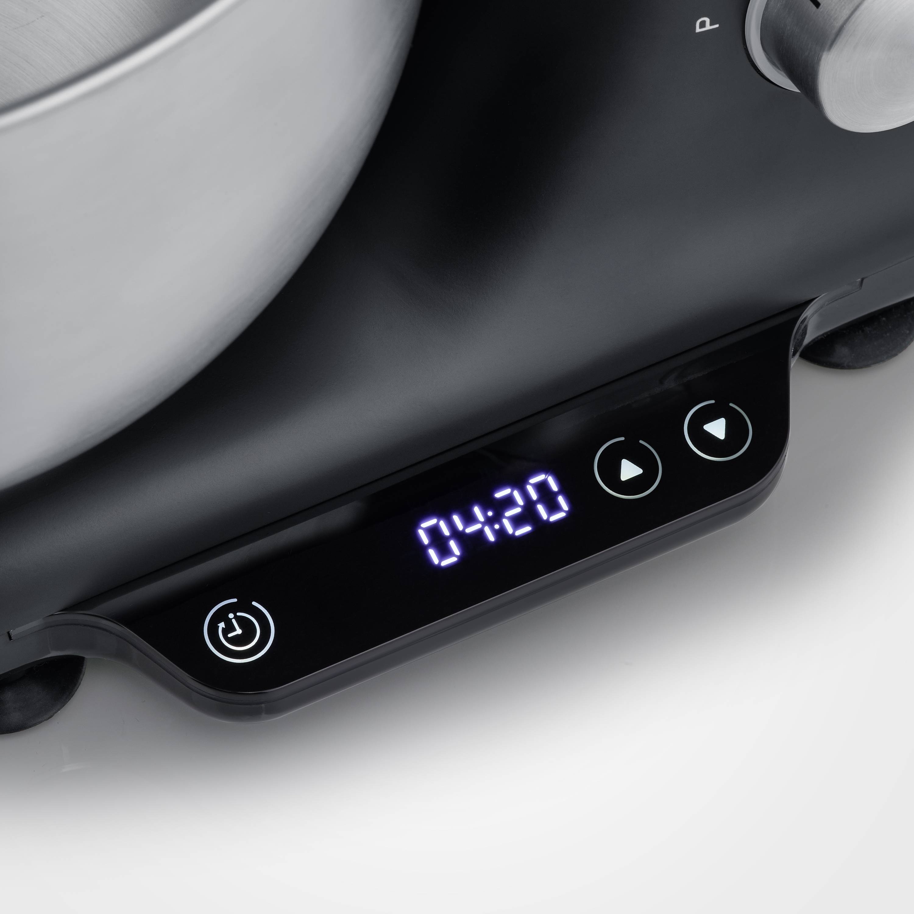 Severin KM 3897 Küchenmaschine 1000 W Edelstahl, Schwarz (matt)