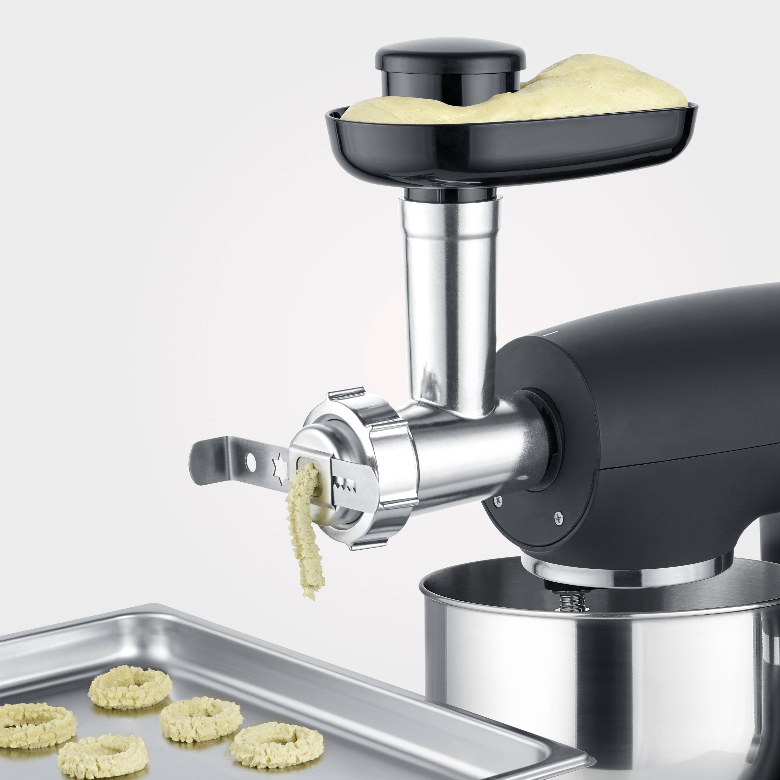 Severin KM 3897 Küchenmaschine 1000 W Edelstahl, Schwarz (matt)