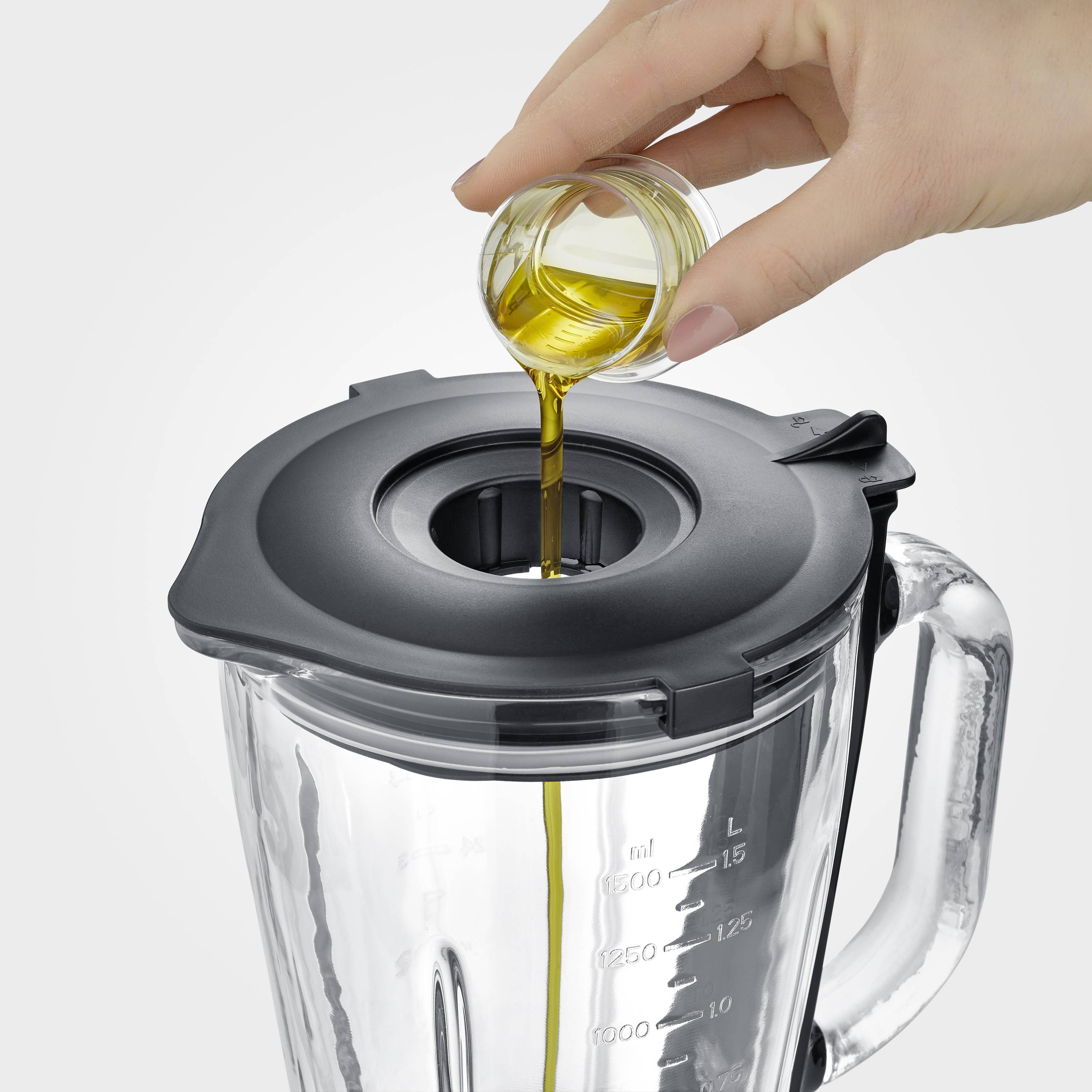 Severin KM 3897 Küchenmaschine 1000 W Edelstahl, Schwarz (matt)