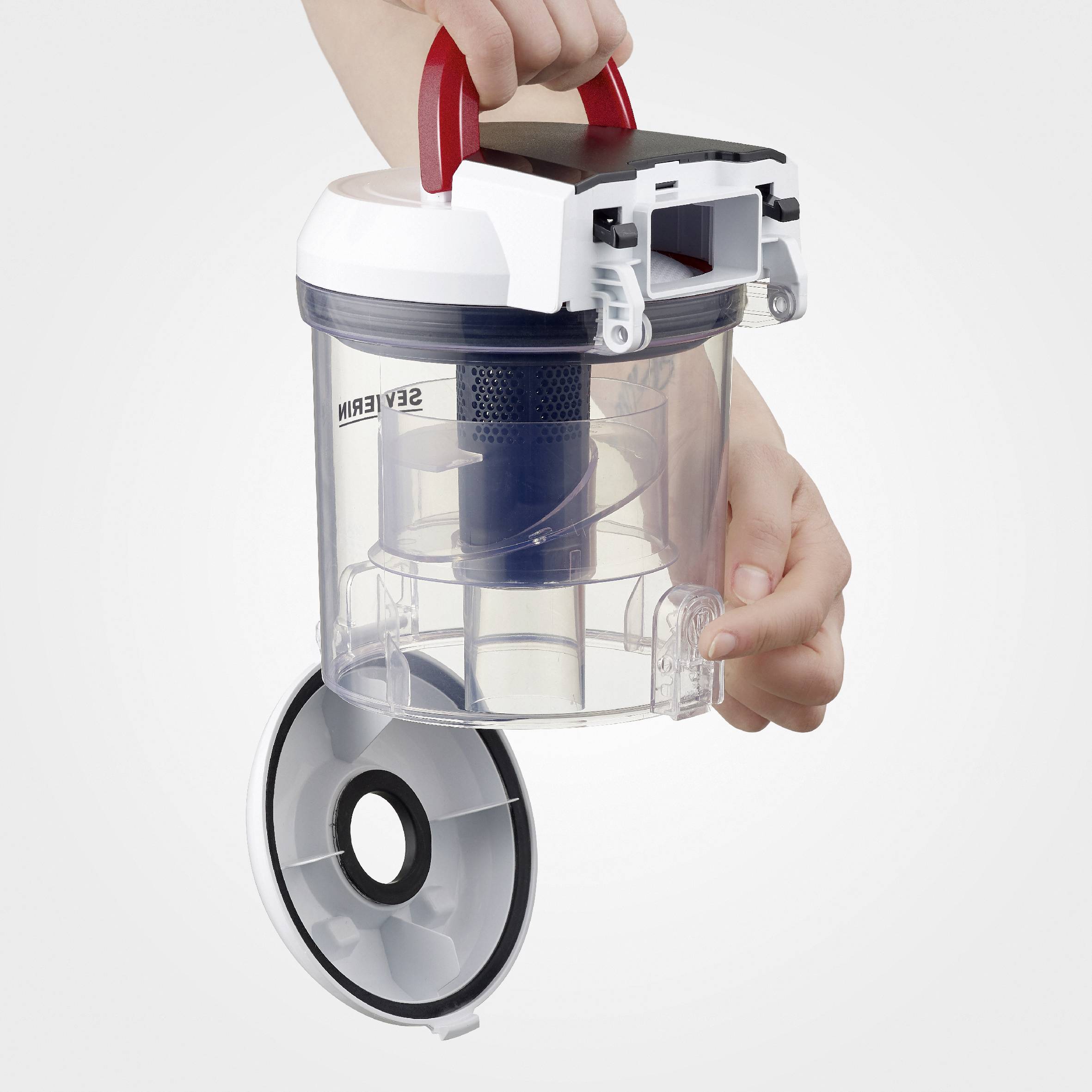 Severin CY 7106 CY 7106 Handstaubsauger Beutellos, Zyklon-Technik