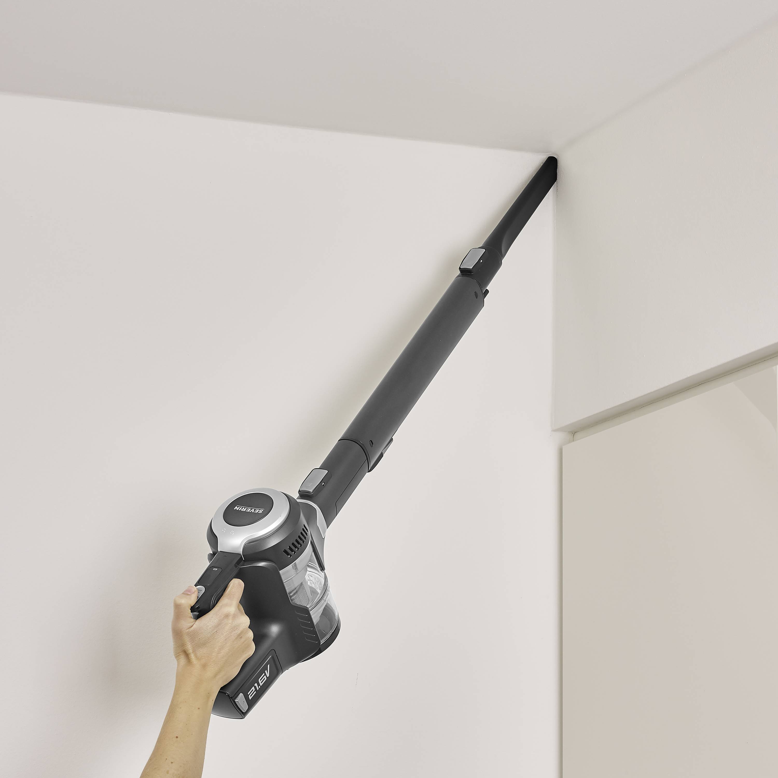 Severin HV 7155 HV 7155 Akku-Handstaubsauger 21.6V Beutellos, inkl. Akku