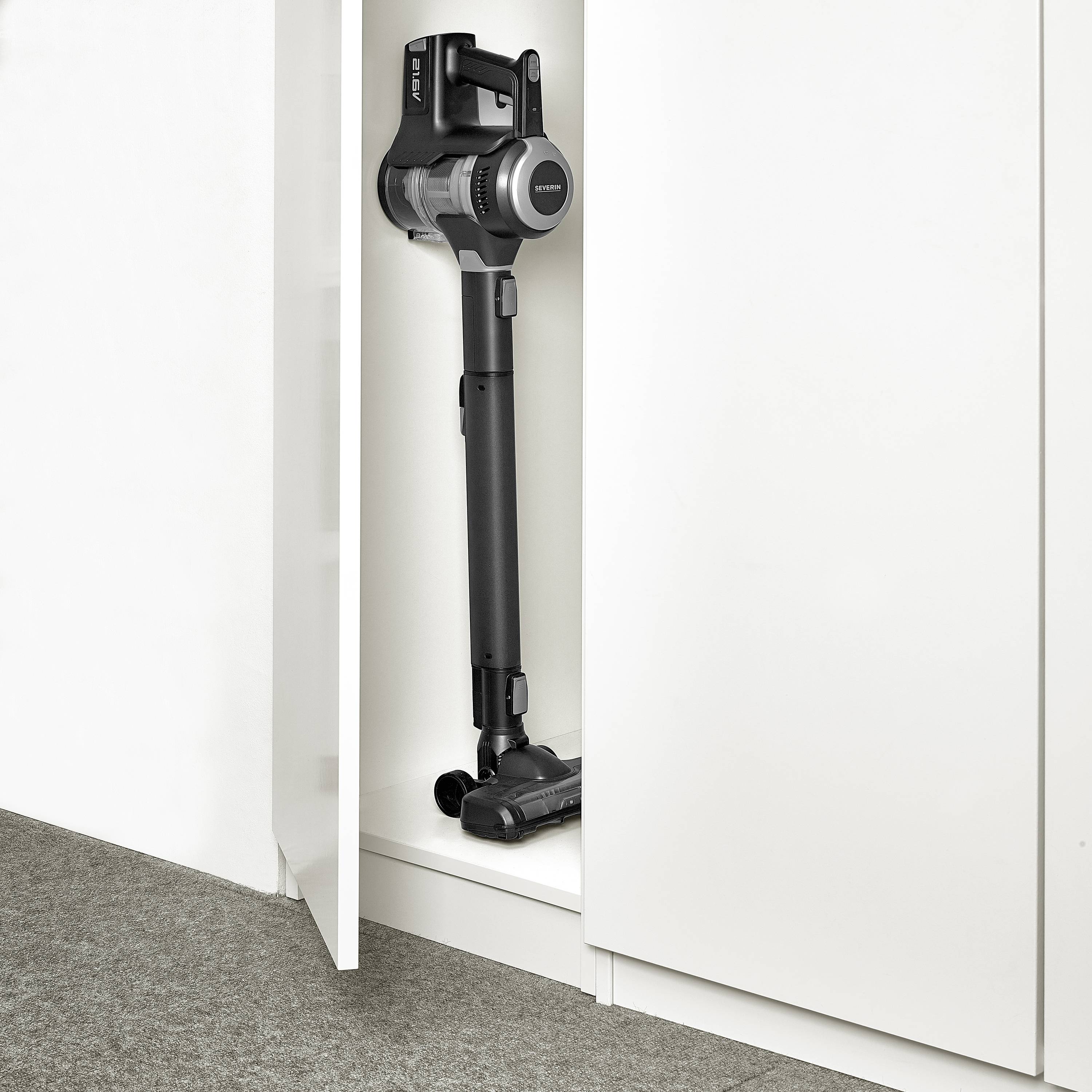 Severin HV 7155 HV 7155 Akku-Handstaubsauger 21.6V Beutellos, inkl. Akku