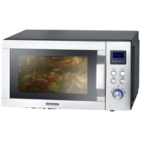 Severin MW 7777 Mikrowelle Edelstahl, Schwarz (matt) 900W Grillfunktion Severin MW 7777 Mikrowelle Edelstahl, Schwarz (matt) 900W Grillfunktion
