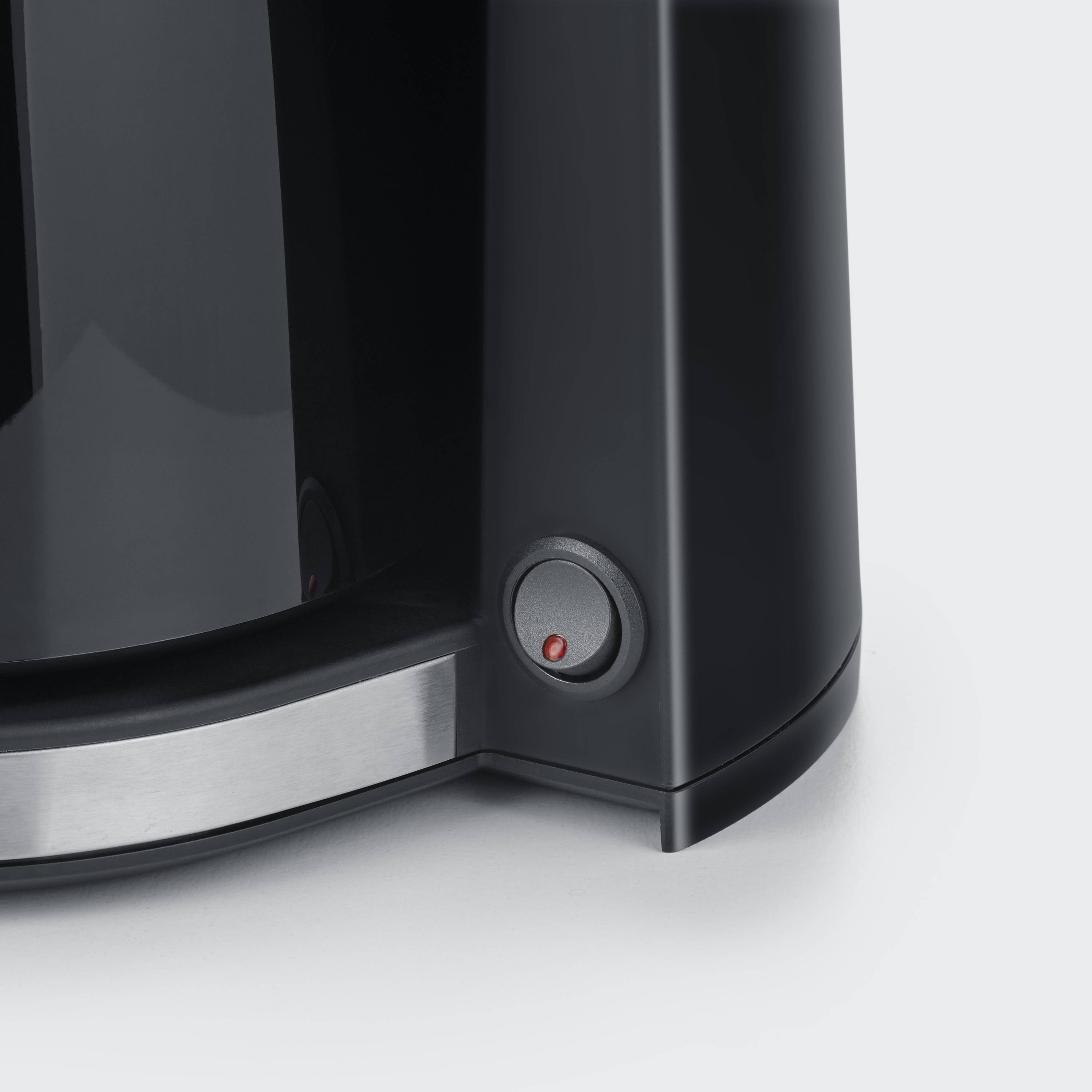 Severin KA 9308 Kaffeemaschine Edelstahl (gebürstet), Schwarz Fassungsvermögen Tassen=8 Isolierkanne