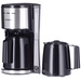 Severin KA 9308 Kaffeemaschine Edelstahl (gebürstet), Schwarz Fassungsvermögen Tassen=8 Isolierkanne