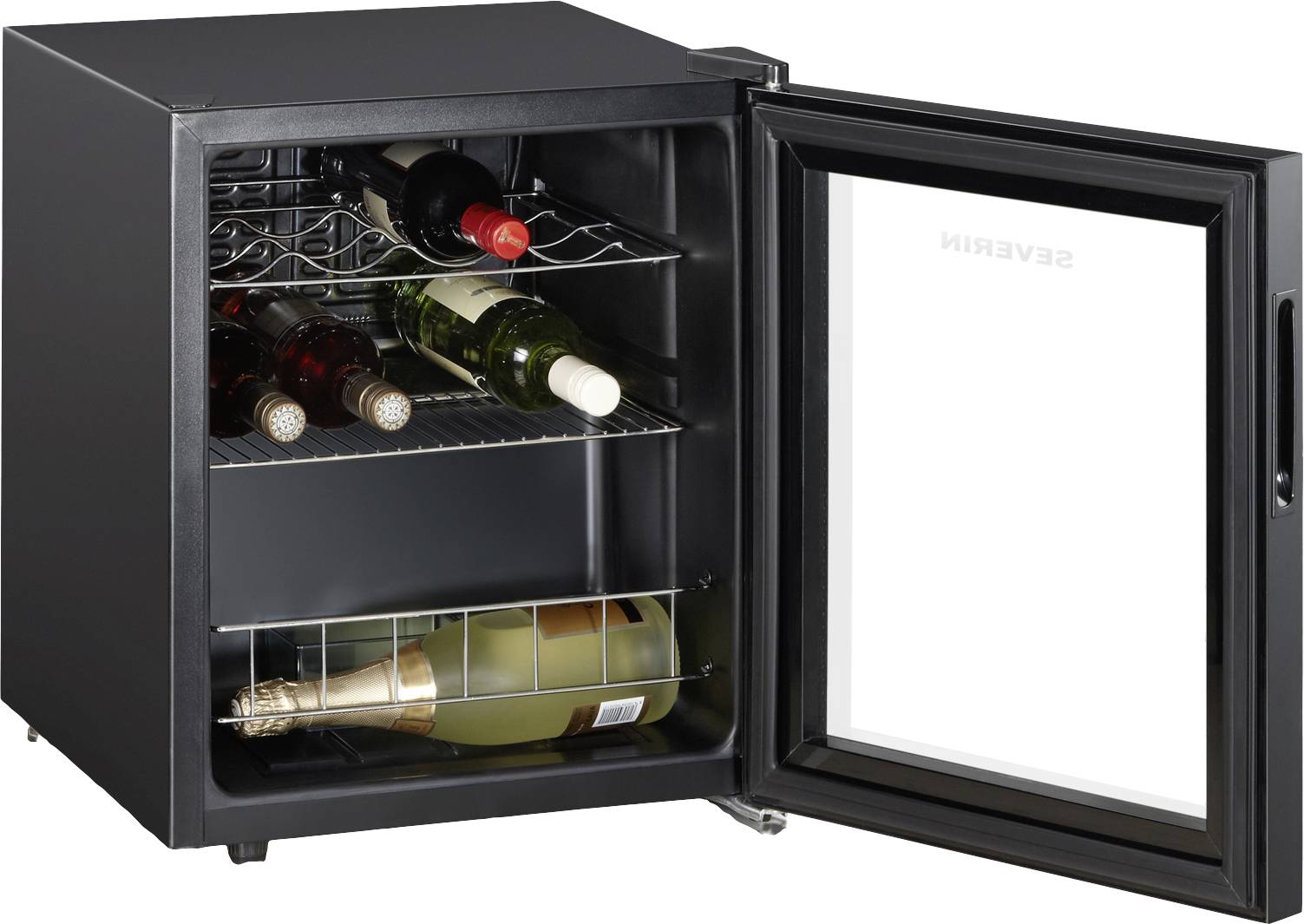 Severin KS 9889 Weinkühlschrank 46l EEK: G (A - G) Schwarz