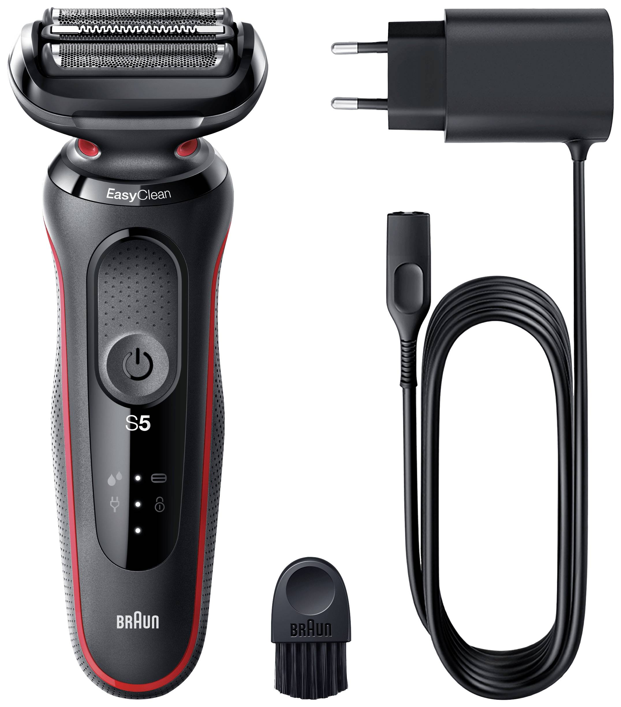 Braun Series 5 50-R1000s Folienrasierer Schwarz, Rot