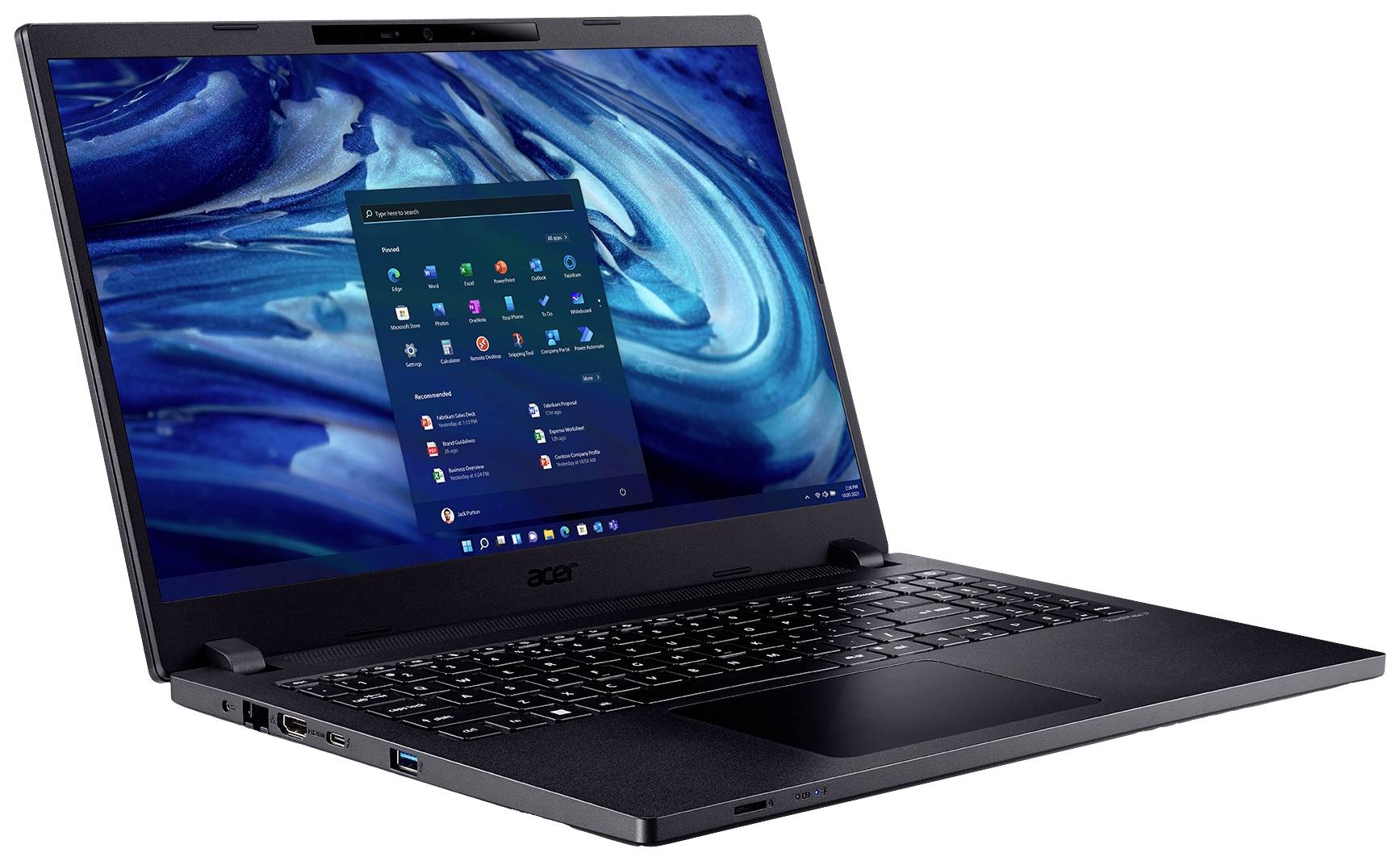 Acer Notebook TravelMate P2 TMP215-54 39.6 cm (15.6 Zoll) Full HD Intel® Core™ i5 i5-1235U 16 GB RAM 512 GB SSD Deutsch, QWERTZ Schwarz NX