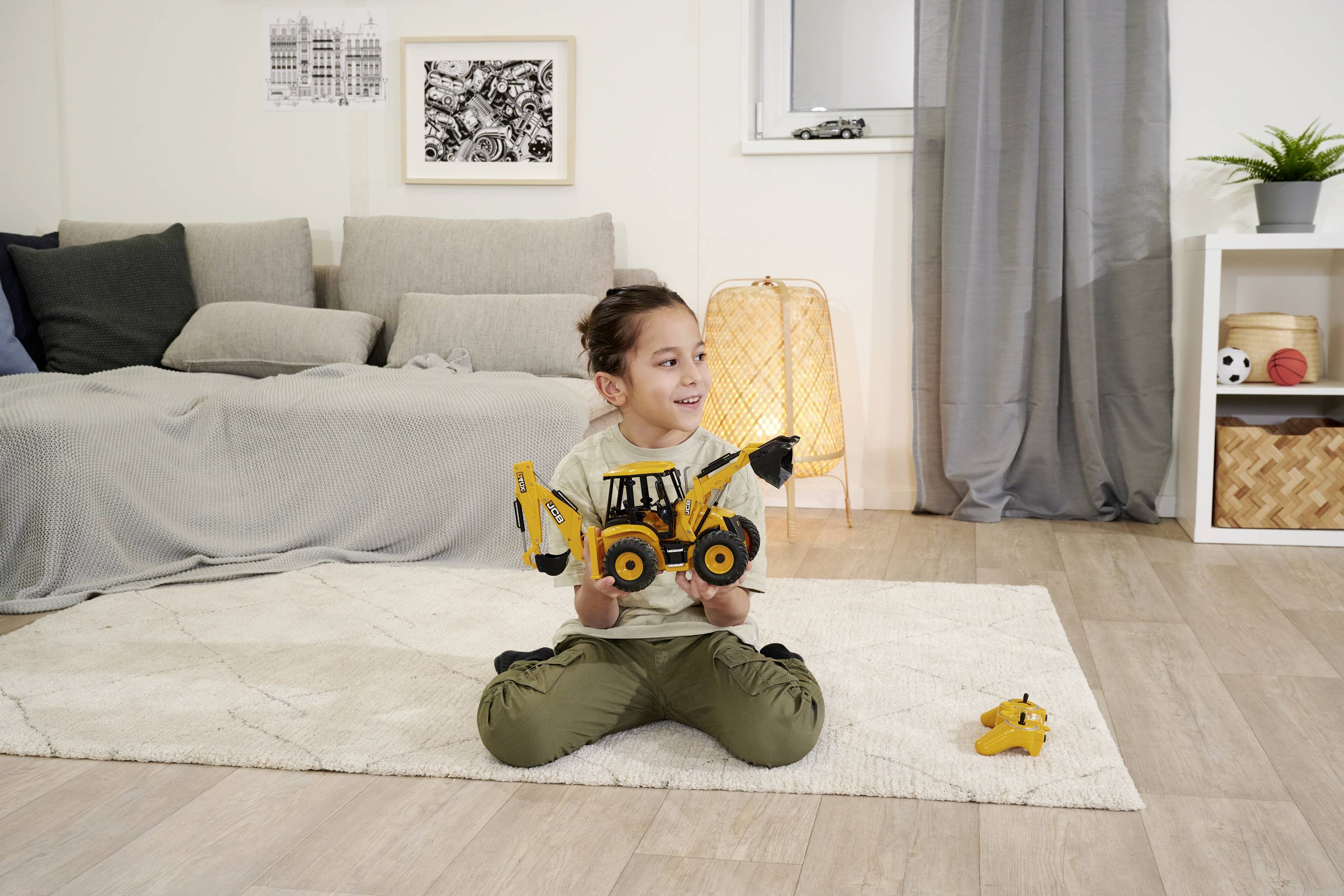 Carson Modellsport 907668 1:20 Baggerlader JCB 2.4G 100% RTR 1:20 Elektro RC Einsteiger Funktionsmo