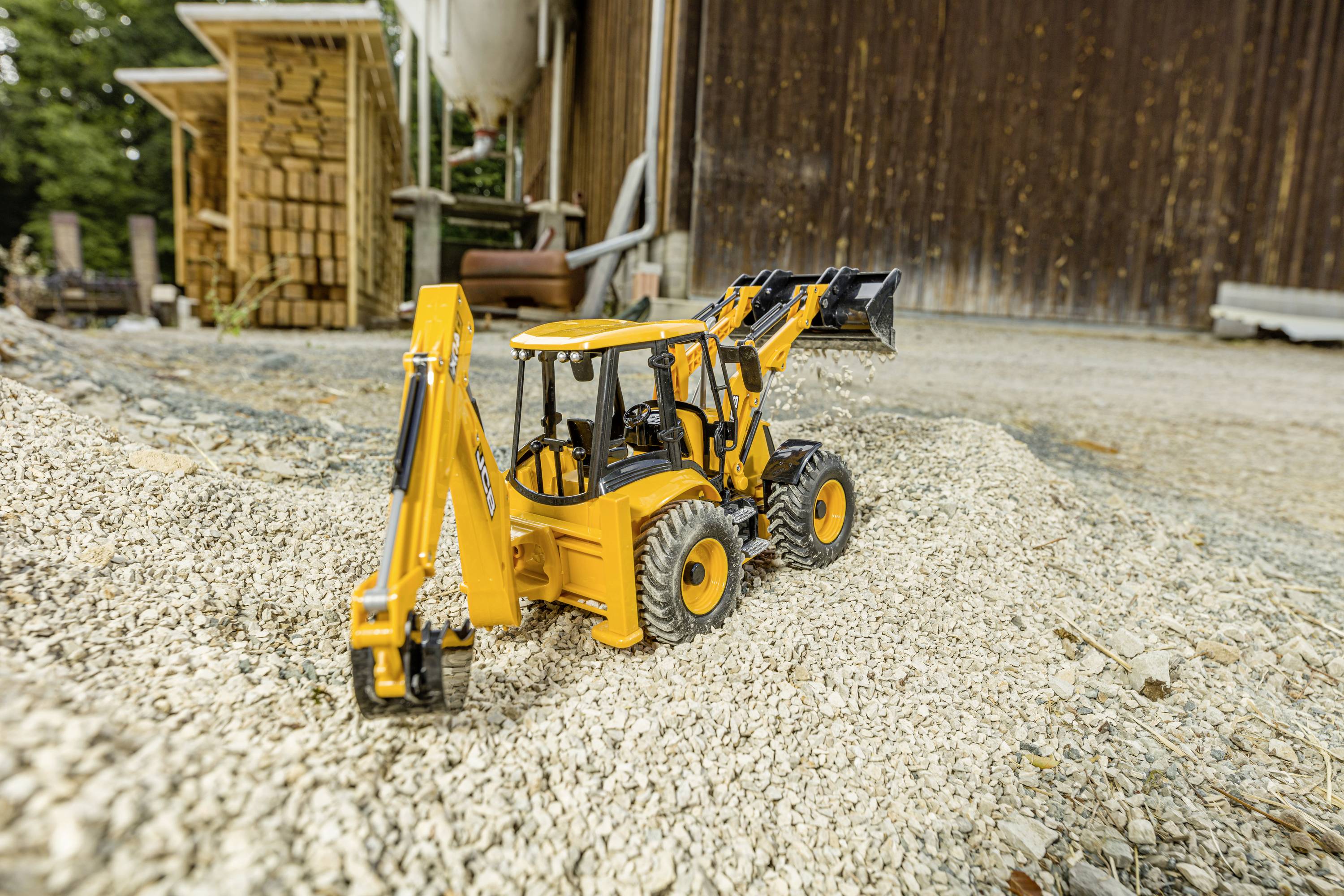 Carson Modellsport 907668 1:20 Baggerlader JCB 2.4G 100% RTR 1:20 Elektro RC Einsteiger Funktionsmo