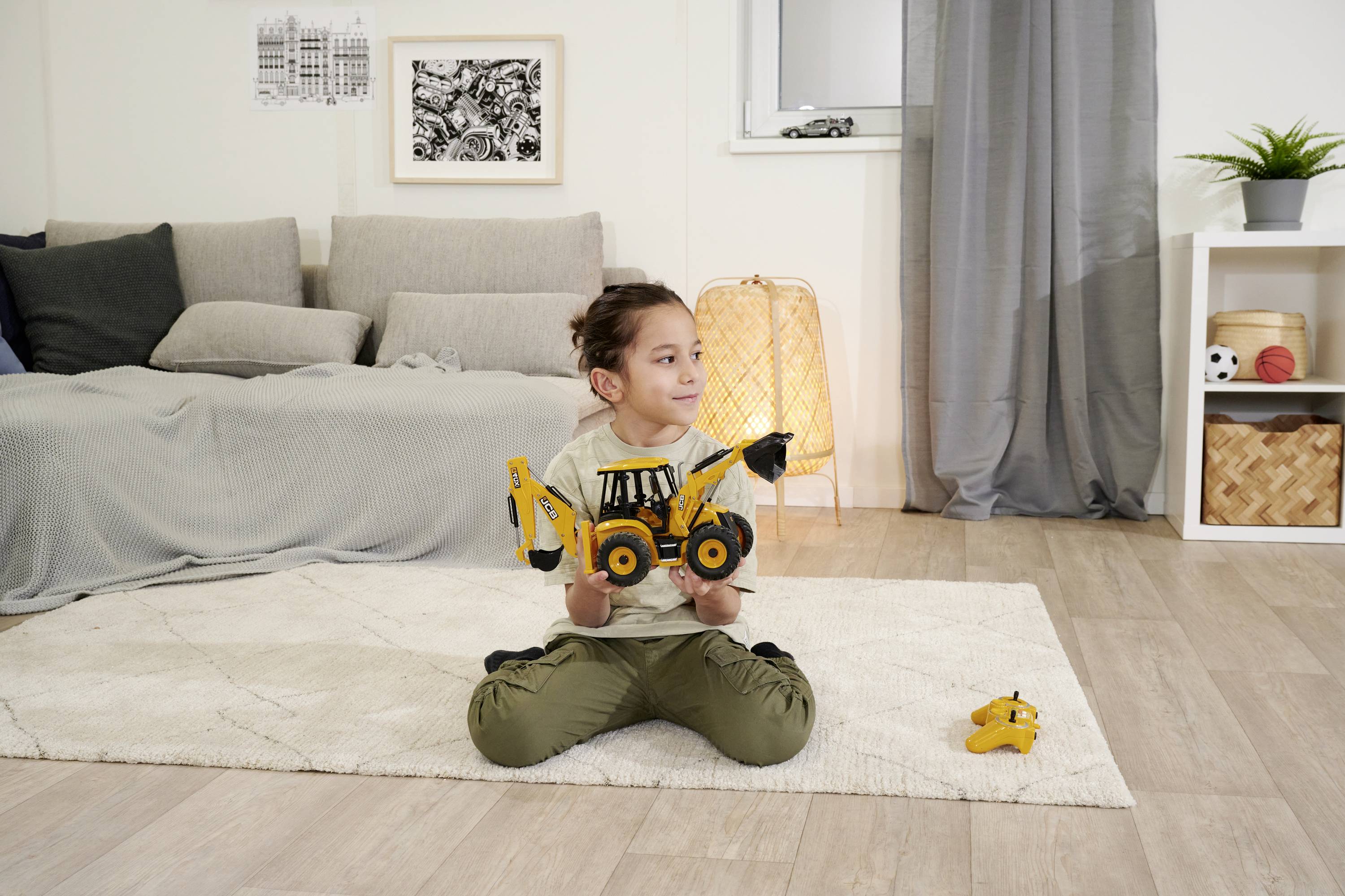 Carson Modellsport 907668 1:20 Baggerlader JCB 2.4G 100% RTR 1:20 Elektro RC Einsteiger Funktionsmo